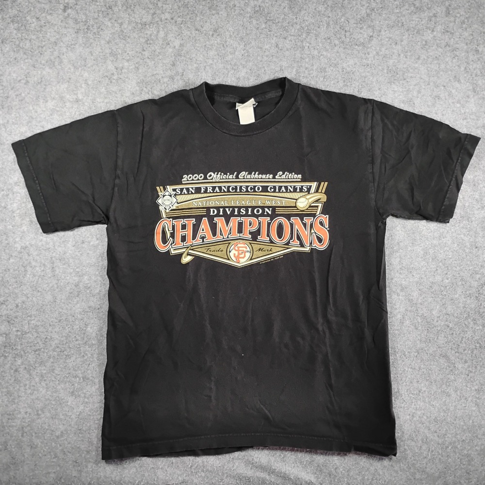 Vintage Lee Sport 2000 San Francisco Giants NL West Division Champions T-Shirt L